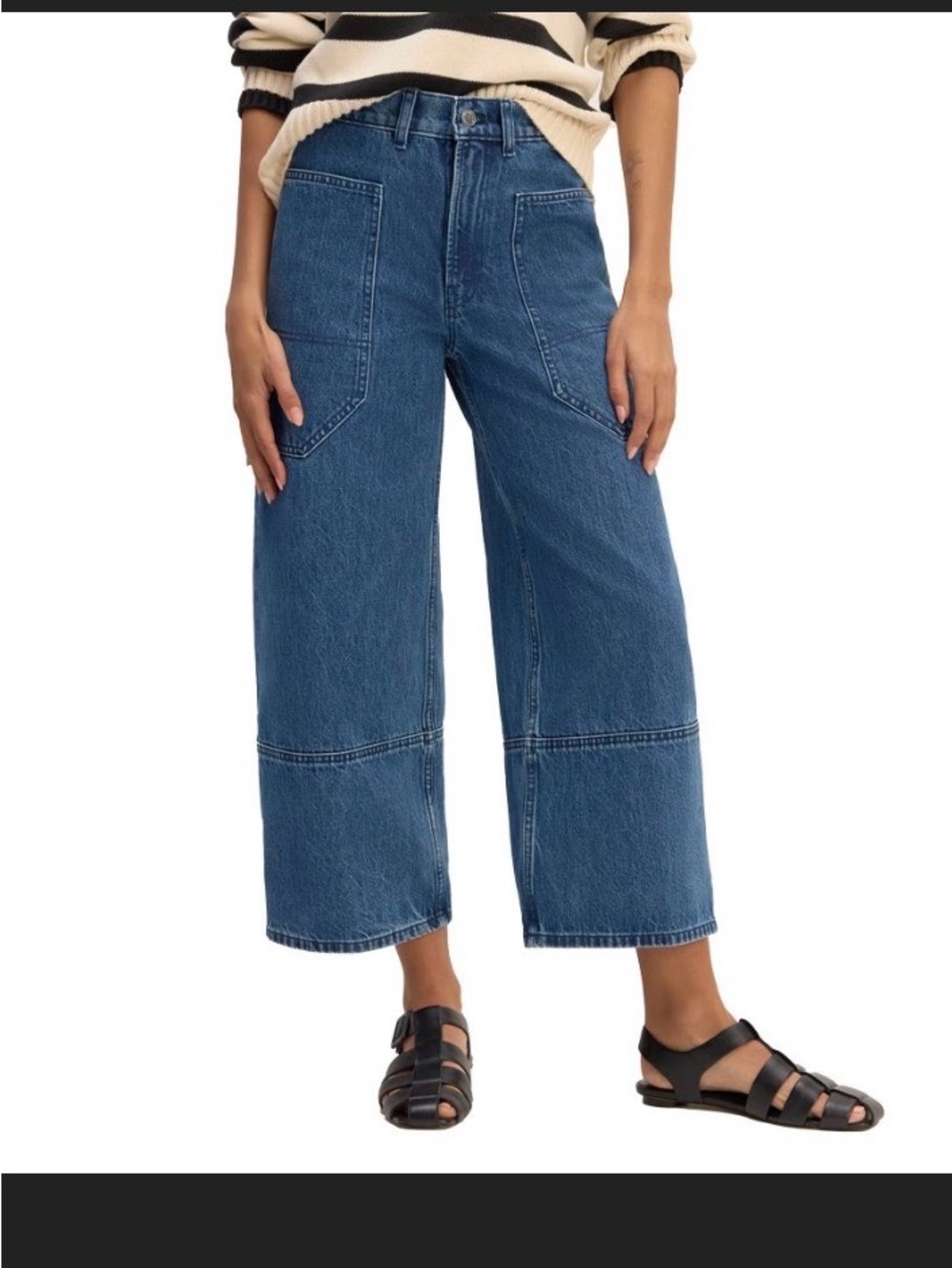 Everlane Gardener’s high rise crop jeans